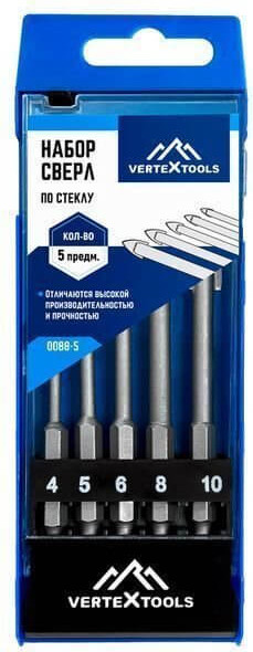 Набор сверл Vertex Tools 0088-5 - фото