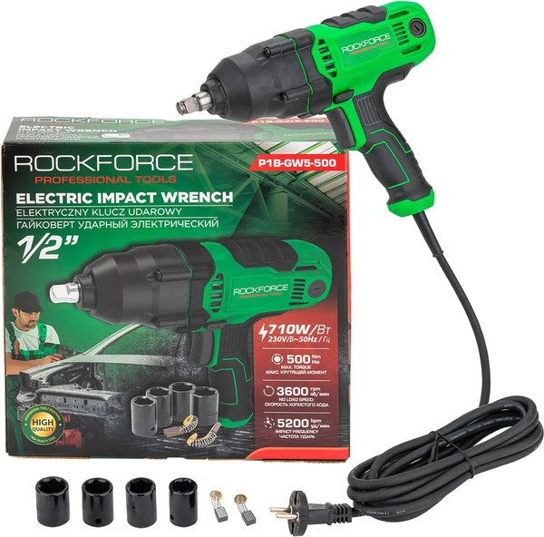 Гайковерт RockForce RF-P1B-GW5-500 (65925) - фото