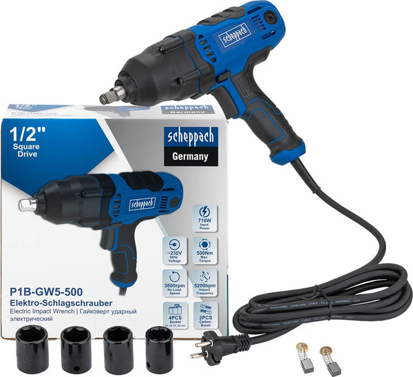 Гайковерт Scheppach Sch-P1B-GW5-500 (65923) - фото