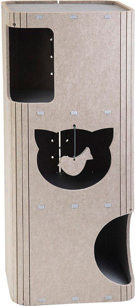 Домик-когтеточка Дарэленд Колонна / 8051беж-сер - фото