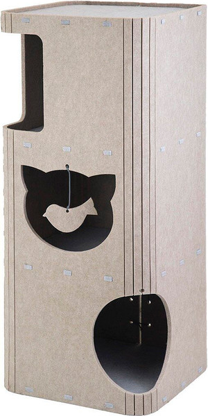 Домик-когтеточка Дарэленд Колонна / 8051беж-сер