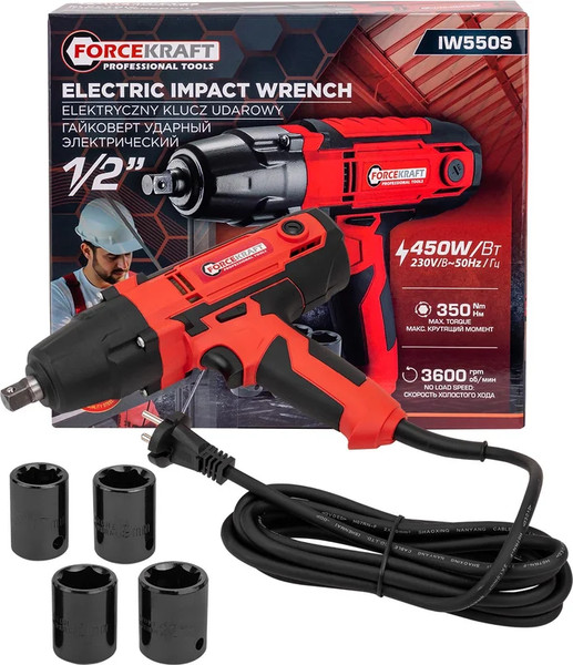 Гайковерт ForceKraft FK-IW550S (65919) - фото