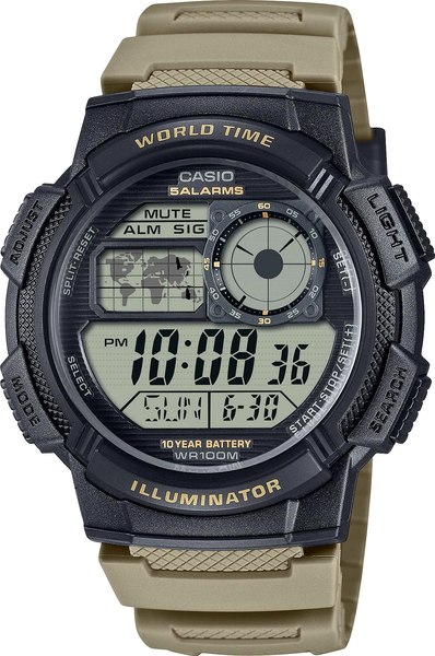 Часы наручные мужские Casio AE-1000W-5A - фото