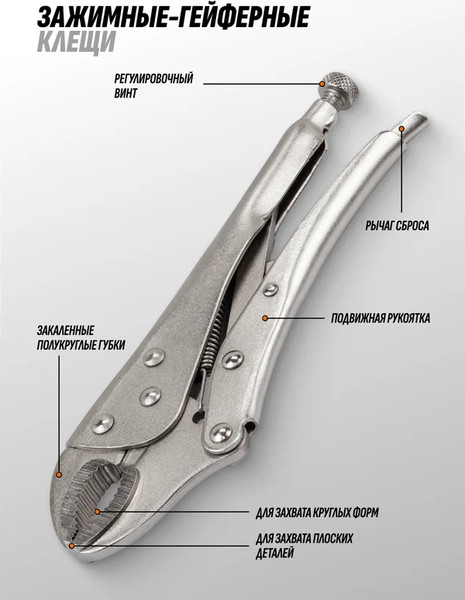 Гейферный зажим ISMA 614F250