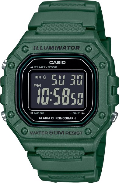 Часы наручные унисекс Casio W-218H-3B - фото