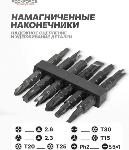 Набор отверток RockForce RF-10100+7