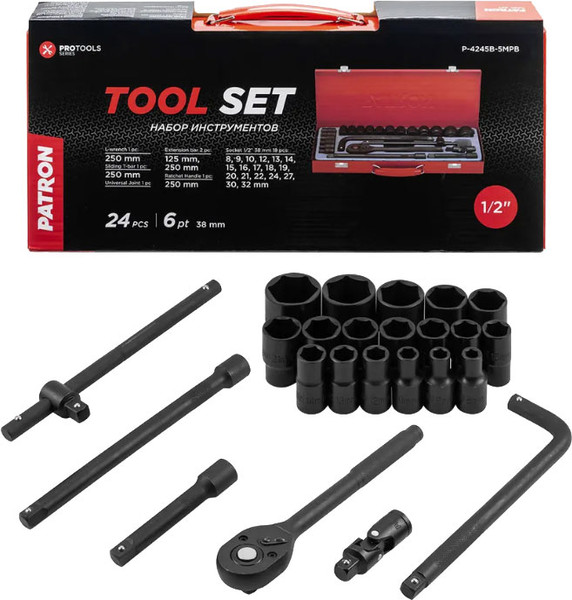 Универсальный набор инструментов Patron P-4245B-5MPB - фото