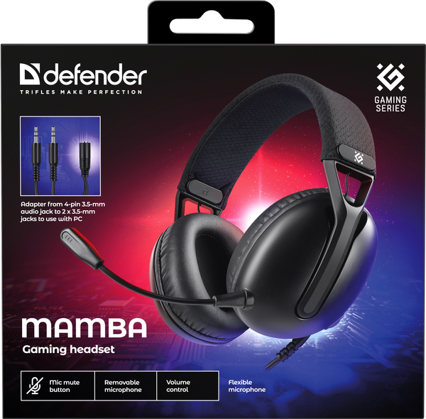 Наушники-гарнитура Defender Mamba / 64545