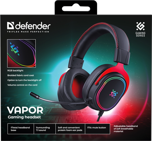 Наушники-гарнитура Defender Vapor / 64584