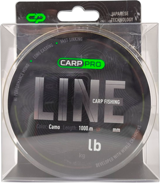 Леска монофильная Carp Pro Camo 1000м / CP5310-234 - фото