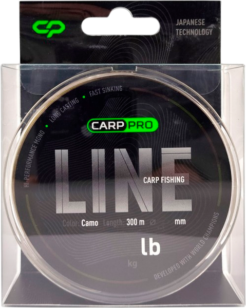 Леска монофильная Carp Pro Camo 300м / CP5303-261 - фото