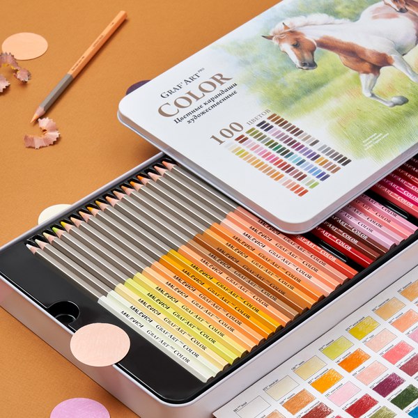 Набор цветных карандашей Малевичъ GrafArt Pro / 194904