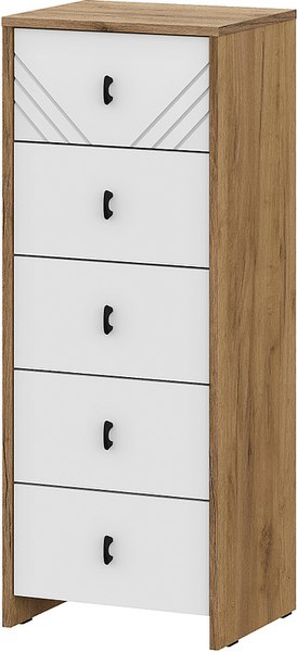 Комод Mio Tesoro Байкал 5 ящиков - фото