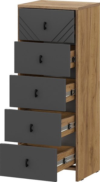 Комод Mio Tesoro Байкал 5 ящиков