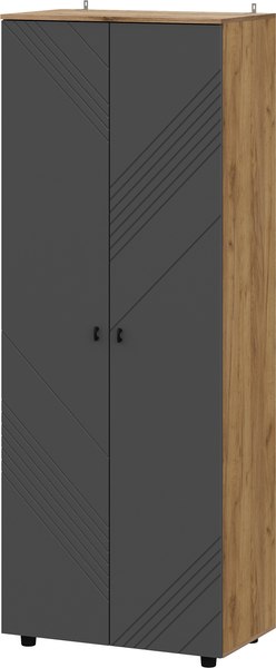 Шкаф Mio Tesoro Байкал двухстворчатый комбинированный - фото