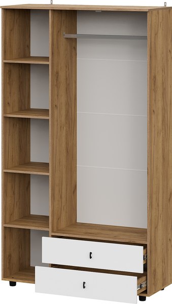 Шкаф Mio Tesoro Байкал трехстворчатый с ящиками