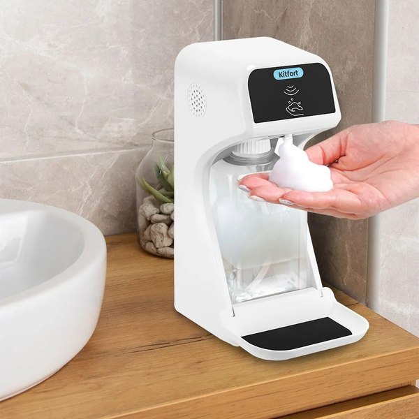 Сенсорный дозатор для жидкого мыла Kitfort КТ-6513