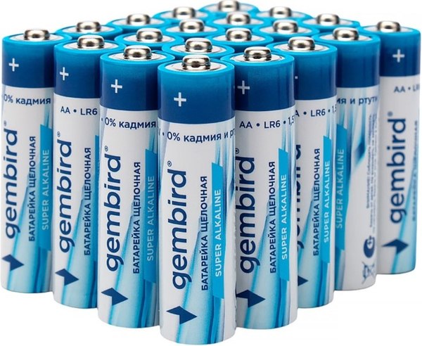 Комплект батареек Gembird GB-LR6-20B
