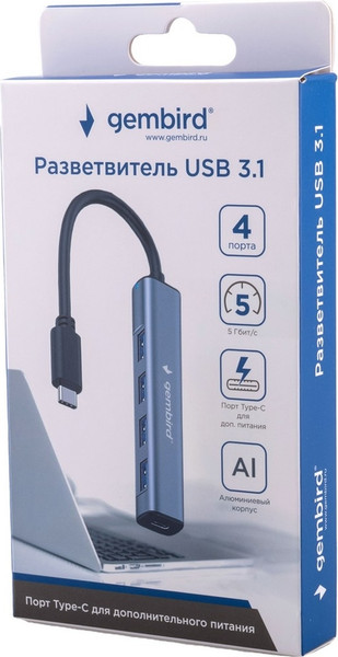 USB-хаб Gembird UHB-C474