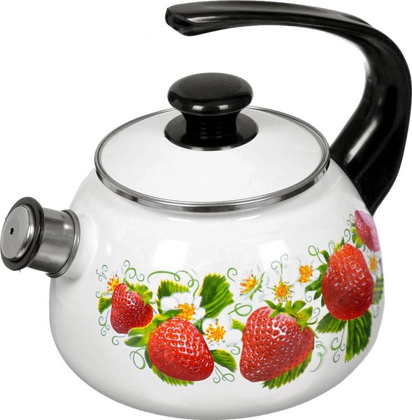 Чайник со свистком КМЗ С декором 43604-102/4.02-У4 - фото