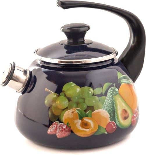 Чайник со свистком КМЗ С декором 43615-103/6-У4 - фото