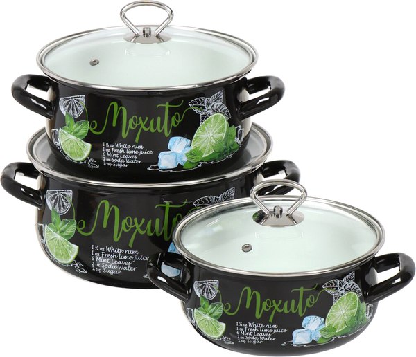 Набор кастрюль КМЗ Мохито Экстра стиль / 61915 - фото