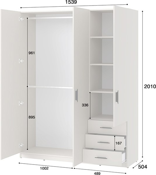Шкаф Involux Престон 226H032