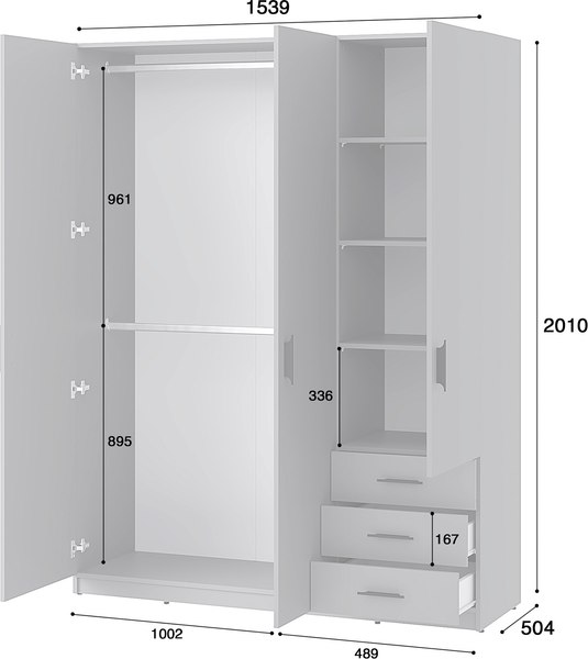 Шкаф Involux Престон 226H042