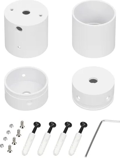 Набор креплений для гибкого неона Arlight MOONLIGHT-VT-CEILING-DL-D40-WHITE / 047342 - фото