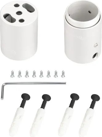 Набор креплений для гибкого неона Arlight MOONLIGHT-VT-CEILING-DL-D25 White / 048400 - фото