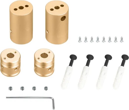 Набор креплений для гибкого неона Arlight MOONLIGHT-VT-CEILING-DL-D18 Gold / 048594 - фото