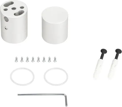 Набор креплений для гибкого неона Arlight MOONLIGHT-VT-CEILING-D25 White / 048397 - фото