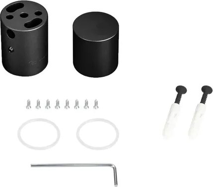 Набор креплений для гибкого неона Arlight MOONLIGHT-VT-CEILING-D25 Black / 048398 - фото