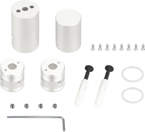 Набор креплений для гибкого неона Arlight MOONLIGHT-VT-CEILING-D18 White / 048593 - фото