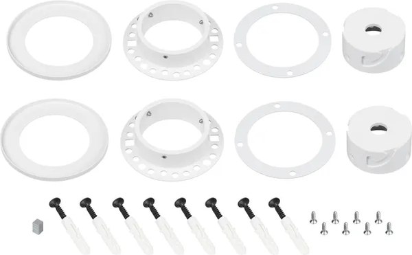 Набор креплений для гибкого неона Arlight MOONLIGHT-D40-CEILING-IN-F-DL White / 048996 - фото