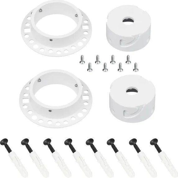 Набор креплений для гибкого неона Arlight MOONLIGHT-D40-CEILING-IN-DL White / 048995 - фото