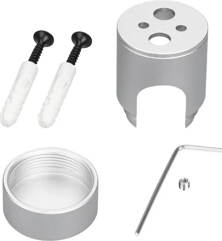 Набор креплений для гибкого неона Arlight MOONLIGHT-CYL-D18-SILVER / 047387 - фото