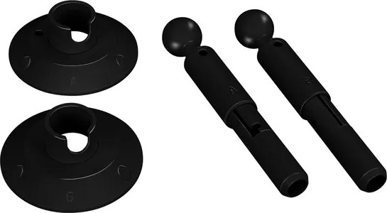 Набор креплений для гибкого неона Arlight MOONLIGHT-COTTON-ROUND-D13-S-KIT Black / 049328 - фото