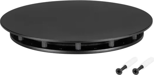 Набор креплений для гибкого неона Arlight MOONLIGHT-BASE-ROUND-D13-L Black / 046059 - фото