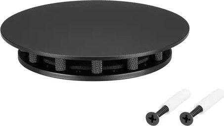 Набор креплений для гибкого неона Arlight MOONLIGHT-BASE-ROUND-D13-S Black / 045692 - фото