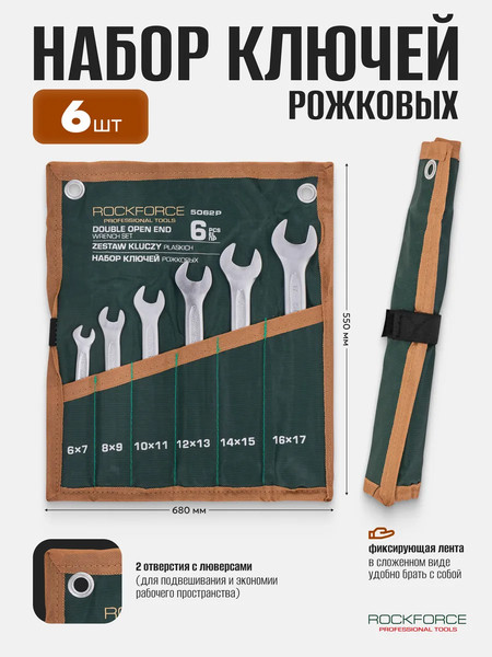 Набор ключей RockForce RF-5062P