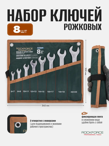 Набор ключей RockForce RF-5089P