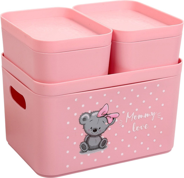 Набор органайзеров Berossi Mommy love 22.5x15.5x19.5см - фото