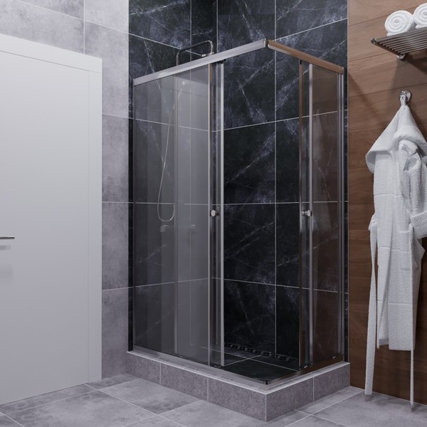 Душевой уголок Maroni Stile Chromo-GLS 100x80 / Щ0000063968