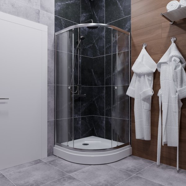 Душевой уголок Maroni Energia Chromo-GLS 90x90 / Щ0000063964