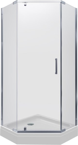 Душевой уголок Maroni Espresso Chromo-GLS 90x90 / Щ0000064227