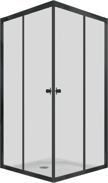 Душевой уголок Maroni Stile Nero-GLS 100x100 / Щ0000063956 - фото
