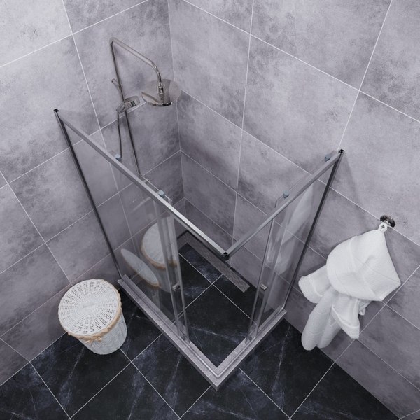 Душевой уголок Maroni Stile Chromo-GLS 120x80 / Щ0000063969