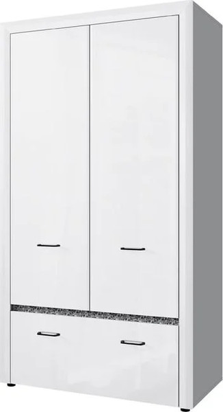 Шкаф Anrex Whiteblac 2DG1S - фото