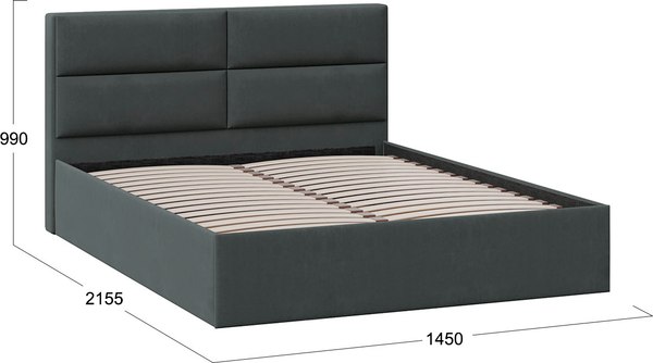 Каркас кровати ТриЯ Глосс универсальный тип 1 140x200